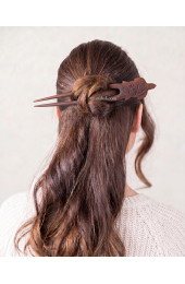 Painted Wooden Hair Stick